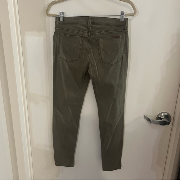 Hudson NWOT Mid Rise Krista Super Skinny Jeans Green - Picture 2 of 5